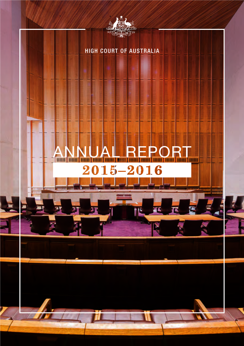 2015-16 High Court of Australia Annual Report