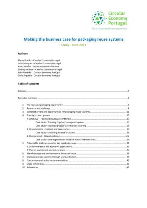 Making the Business Case for Packaging Reuse Systems Study - June 2021