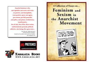 Feminism and Sexism in the Anarchist Movement for Freedom