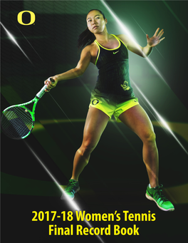2017-18 Women's Tennis Final Record Book