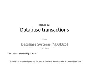 Database Transactions