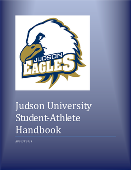 Judson University Student-Athlete Handbook