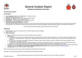 General Aviation Report