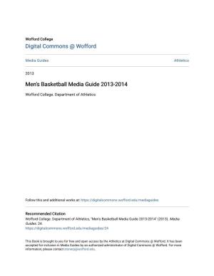 Men's Basketball Media Guide 2013-2014