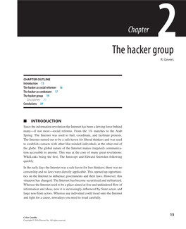 Chapter 2 the Hacker Group R