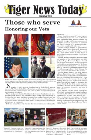 Those Who Serve by Madison Dundas & Alison Hassett Honoring Our Vets