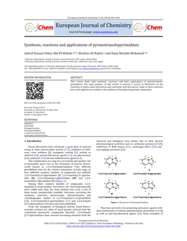 European Journal of Chemistry 5 (4) (2014) 681‐694