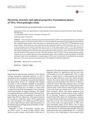 Electronic Structure and Optical Properties of Prominent Phases of Tio2: First-Principles Study