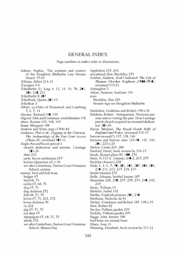 Vol 138 General Index