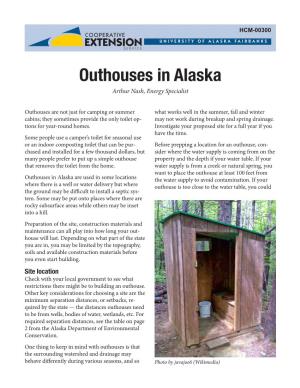 Outhouses in Alaska Arthur Nash, Energy Specialist