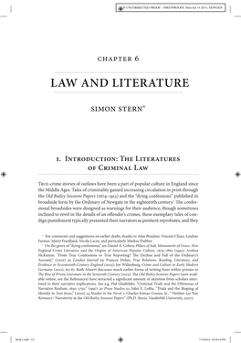 Law and Literature