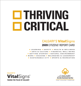 Calgary's Vitalsigns