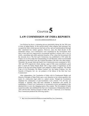 Law Commission of India Reports