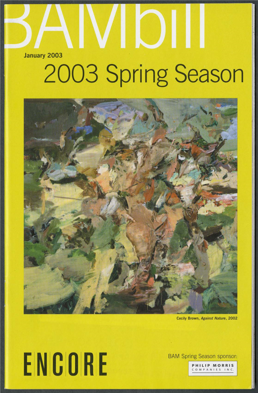 2003 Spring Season