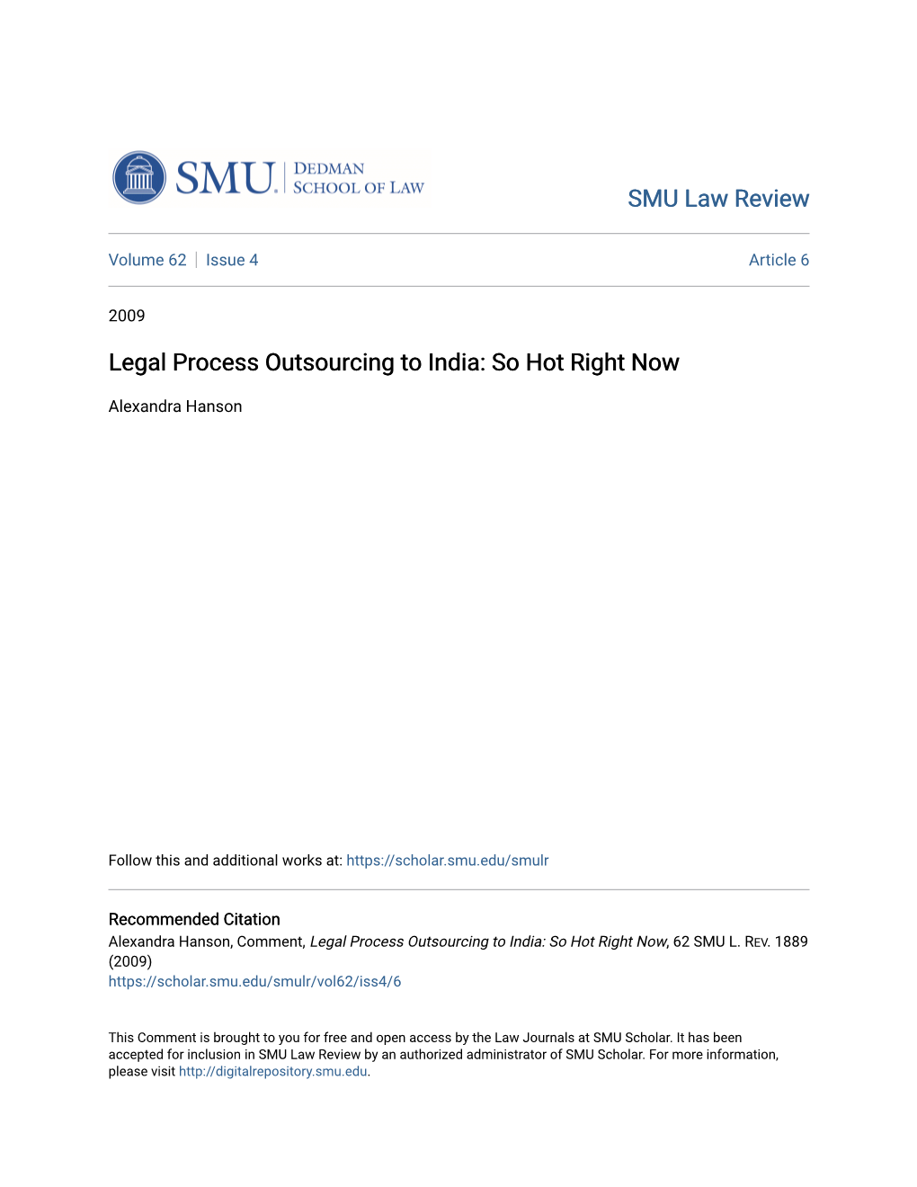 Legal Process Outsourcing to India: So Hot Right Now