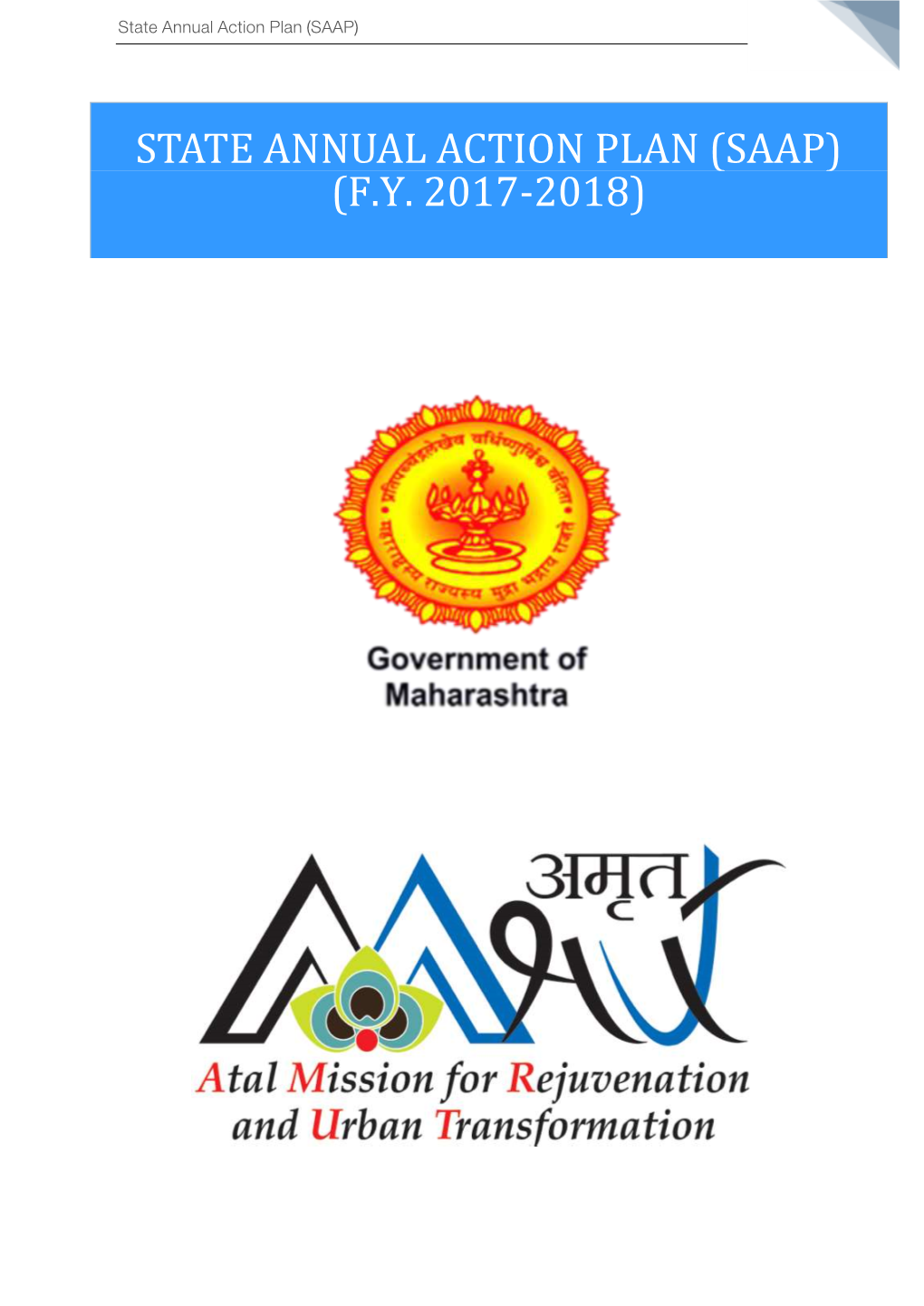 STATE ANNUAL ACTION PLAN (SAAP) for Maharashtra