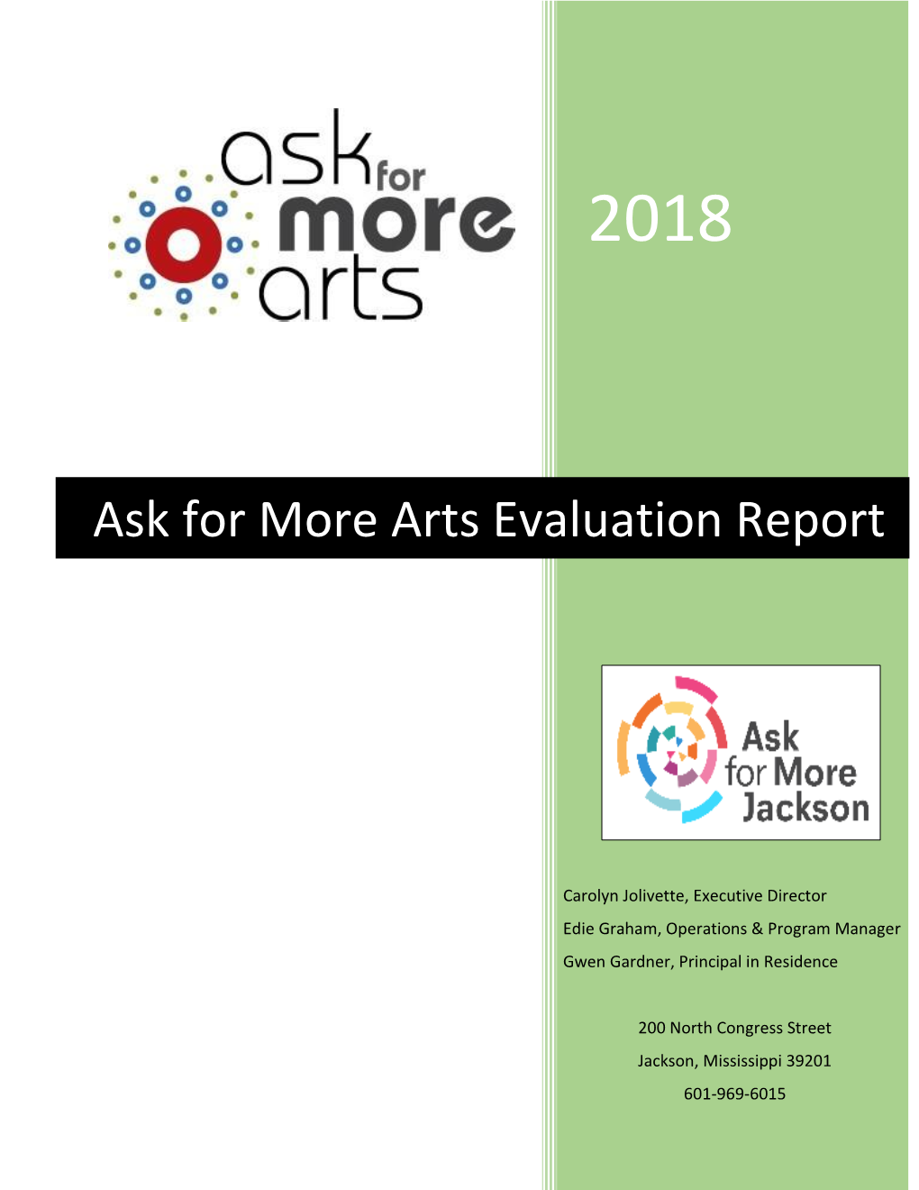 Ask for More Arts Evaluation Report