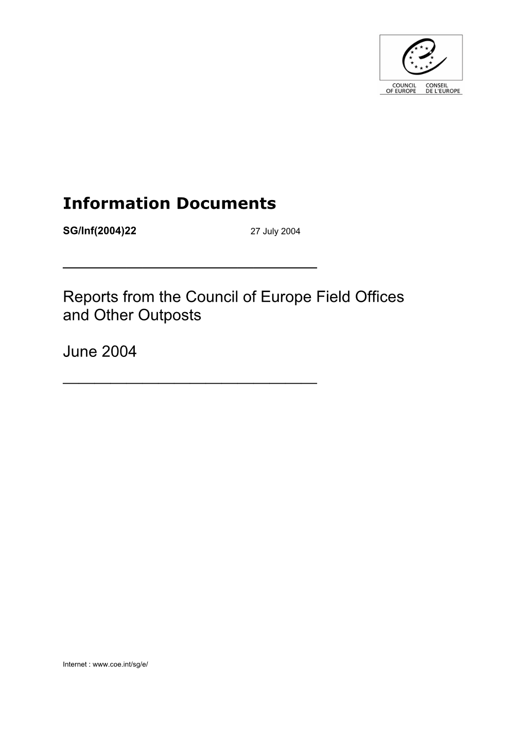 Information Documents