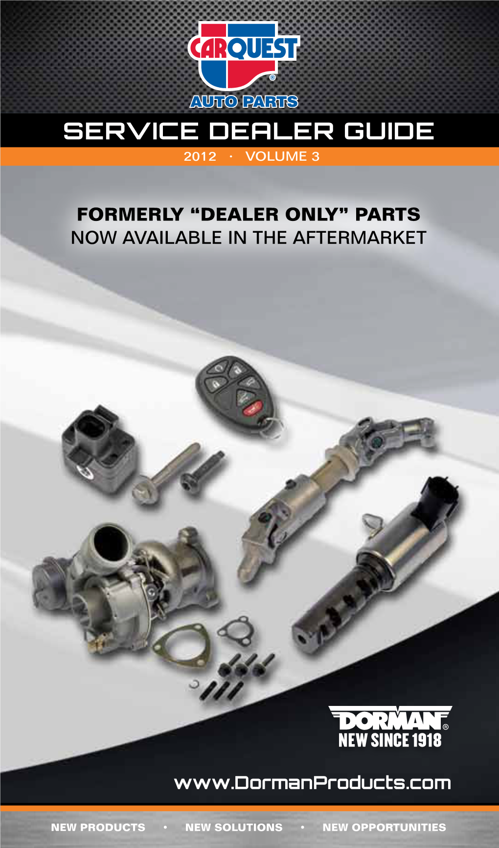 SERVICE DEALER GUIDE 2012 ∙ Volume 3