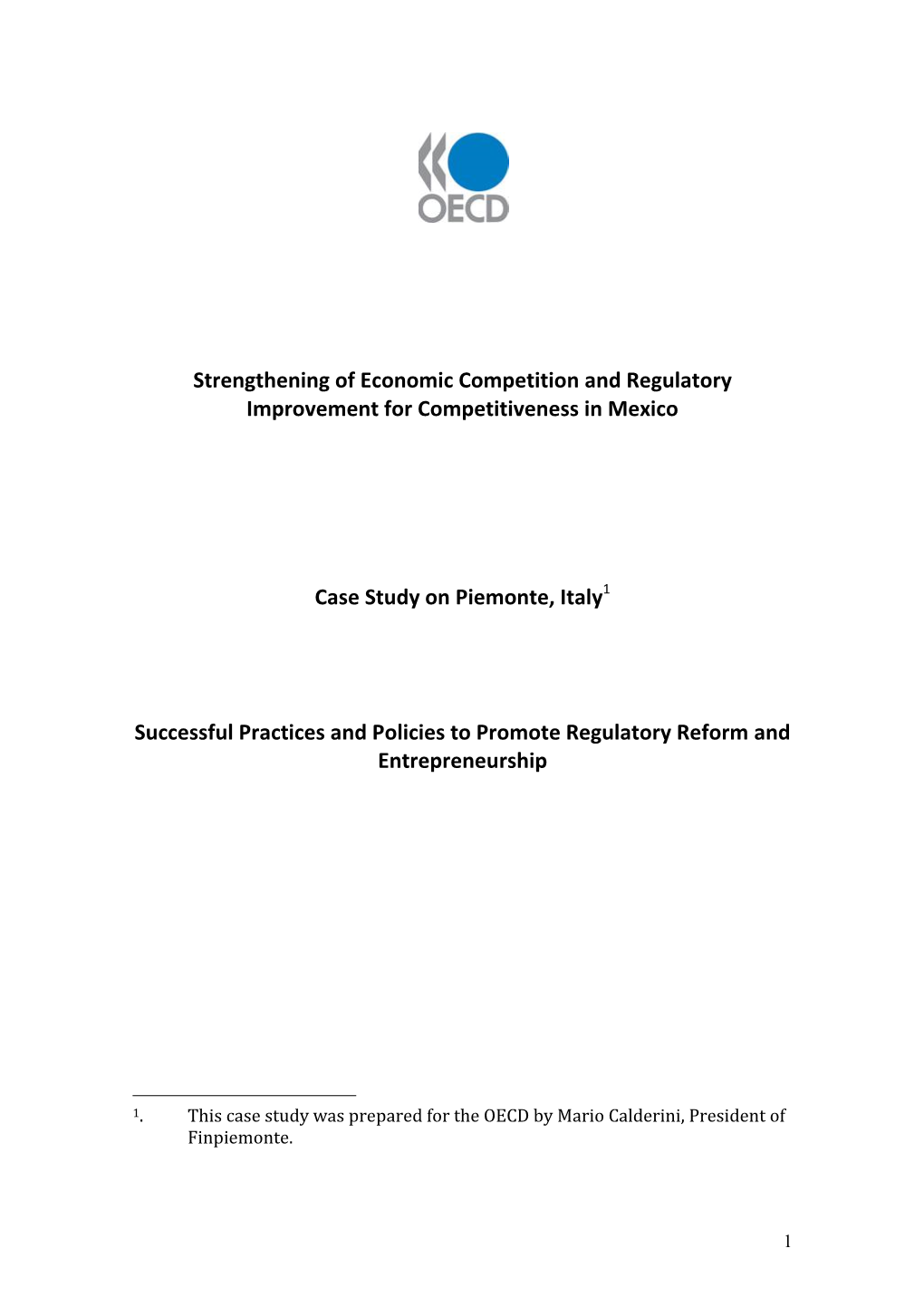 Strengthening of Economic Competition and Regulatory Improvement for Competitiveness in Mexico