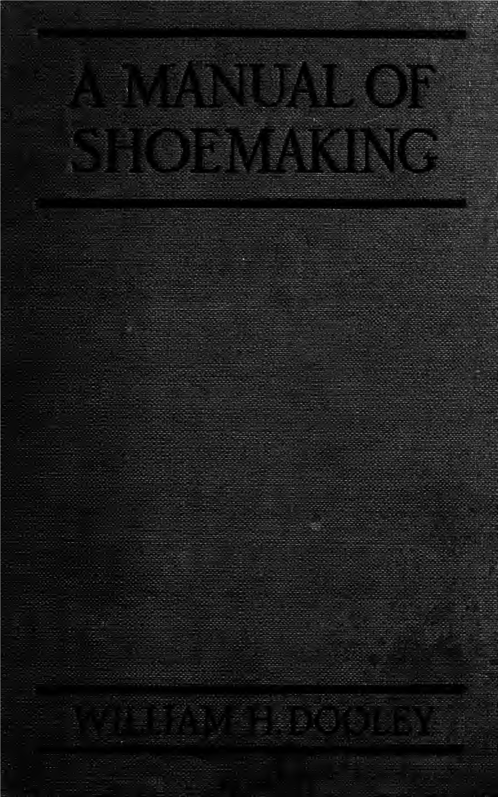 A Manual of Shoemaking and Leather and Rubber Products