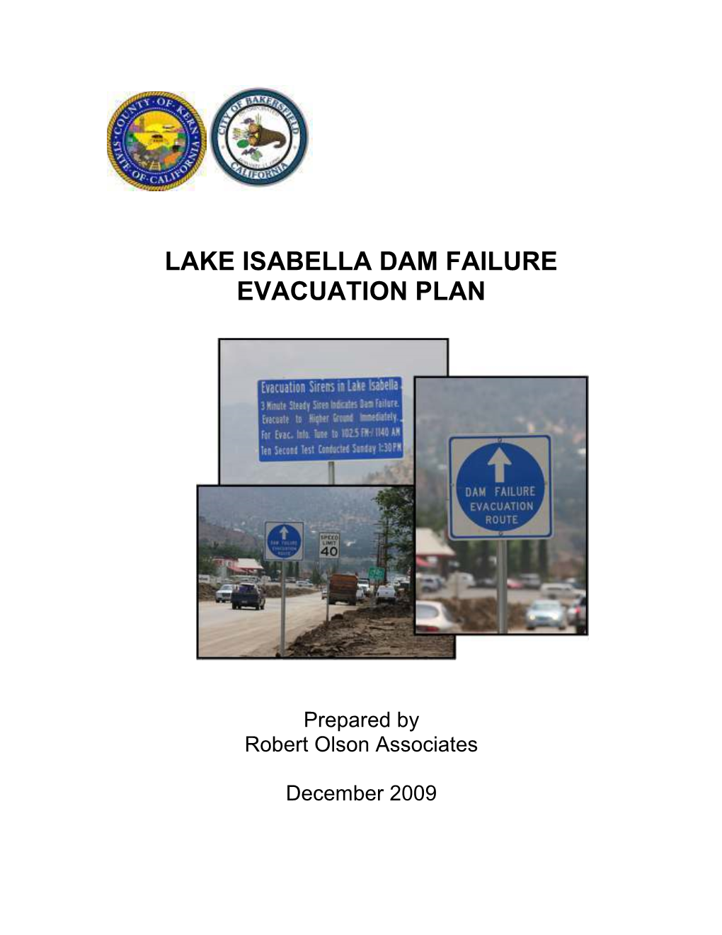 Isabella Dam Failure Plan