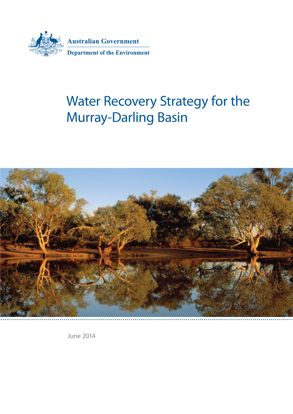 Water Recovery Strategy for the Murray-Darling Basin