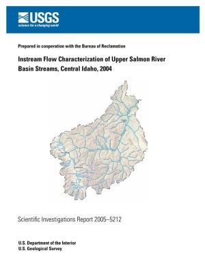 Instream Flow Characterization of Upper Salmon River Basin Streams, Central Idaho, 2004