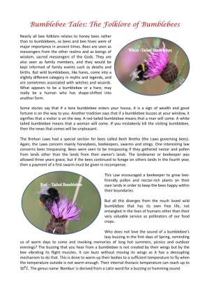 The Folklore of Bumblebees