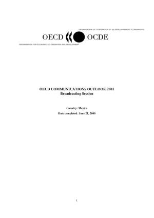 OECD COMMUNICATIONS OUTLOOK 2001 Broadcasting Section