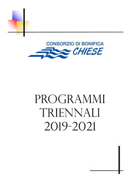 Programmi Triennali 2019-2021
