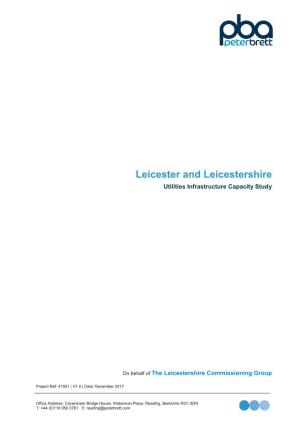 Leicester and Leicestershire Utilities Infrastructure Capacity Study