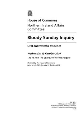Bloody Sunday Inquiry