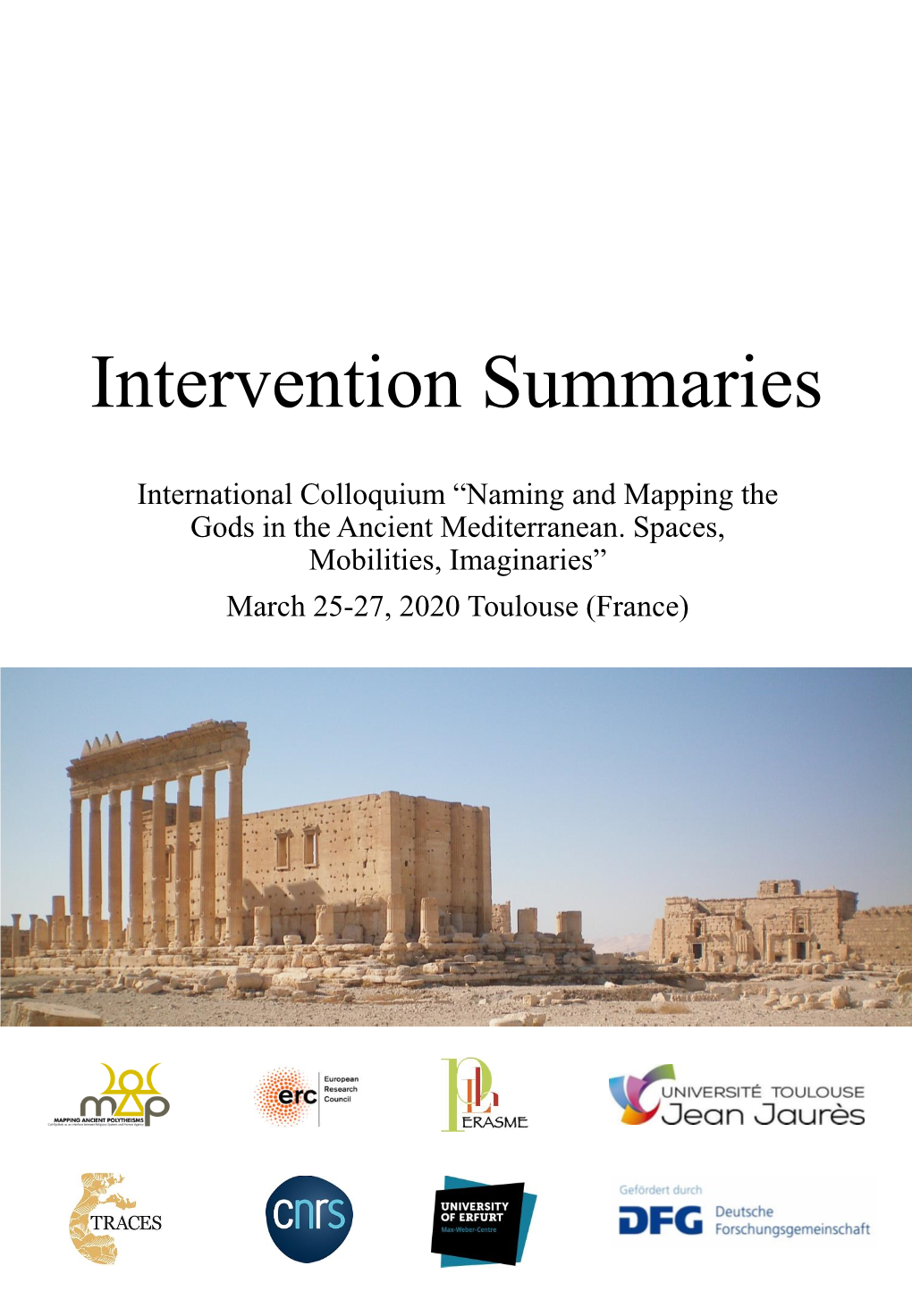 Intervention Summaries