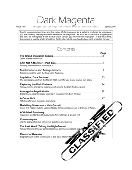 Dark Magenta Issue 2