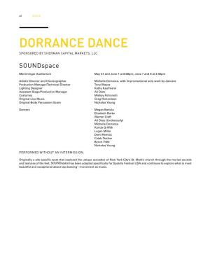 Dorrance Dance Sponsored by Sherman Capital Markets, Llc