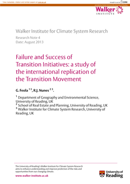 20130808 Walker Research Note Feola Nunes