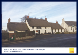 The Black Bull, Etal, Northumberland, Td12 4Tl to Let As a Free House