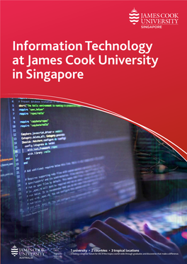 Information Technology at James Cook University in Singapore