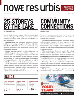 25-Storeys By-The-Lake Community Connections
