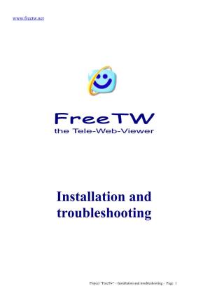 Installation and Troubleshooting