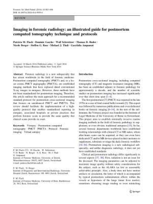 Imaging in Forensic Radiology: an Illustrated Guide for Postmortem Computed Tomography Technique and Protocols
