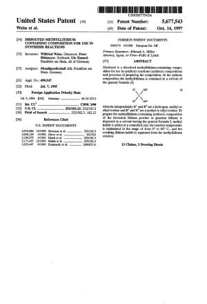 United States Patent [19] [11] Patent Number: 5,677,543 Weiss Et Al