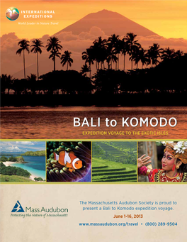 Bali to Komodo Expedition Voyage