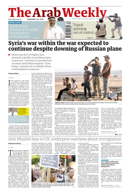 Syria's War Within the War Expected to Continue Despite Downing Of