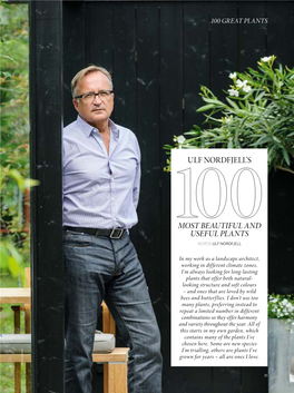 Ulf Nordfjell's Most Beautiful and Useful Plants