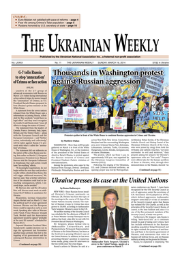 The Ukrainian Weekly 2014, No.11