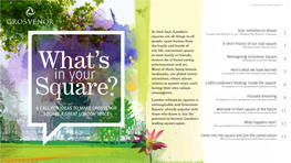 A Call for Ideas to Make Grosvenor Square a Great London Space