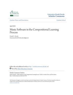 Music Software in the Compositional Learning Process Daniel L