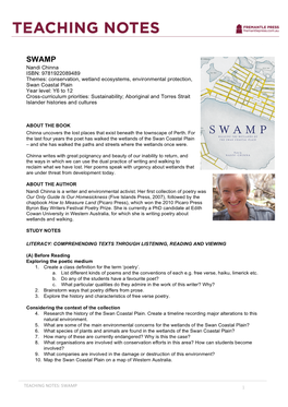 SWAMP Teaching Notes-1